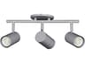 Dainolite Taylor 3-Light Satin Chrome Cylinder Track & Rail Light