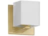 Dainolite Verona 1-Light Aged Brass Wall Sconce