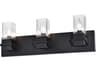 Dainolite Veronica 3-Light Matte Black Vanity Light