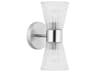 Dainolite Vienna 2-Light Polished Chrome Wall Sconce