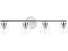 Dainolite Vienna 4-Light Polished Chrome Vanity Light