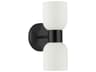Dainolite Vonda Matte Black Wall Sconce