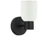 Dainolite Vonda Matte Black Wall Sconce