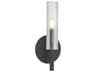Dainolite Wand 1-Light Matte Black Wall Sconce