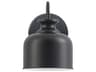 Dainolite Wrigley 1-Light Matte Black Wall Sconce