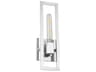 Dainolite Wisteria 1-Light Polished Chrome Wall Sconce