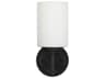 Dainolite Wynona Matte Black Wall Sconce