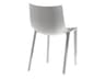 Driade Outdoor Quick Ship Bo By Philippe Polypropylene Stackable Dining Arm Chair in Grey