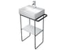Duravit Durasquare 21'' Freestanding Chrome Console