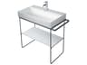 Duravit Durasquare 34'' Freestanding Chrome Console