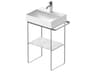 Duravit Durasquare 23'' Freestanding Chrome Console