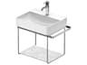 Duravit Durasquare 23'' Freestanding Chrome Console