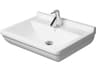 Duravit Starck 3 26'' Ceramic White High Gloss Sink with 1 Faucet Hole