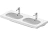 Duravit D-code 47'' Ceramic White High Gloss Sink with 1 Faucet hole