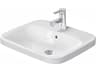 Duravit Durastyle 22'' Ceramic White High Gloss Undermount Sink with 1 Faucet hole