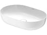 Duravit Luv 24'' White High Glos Washbowl Sink with No Faucet Holes
