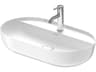 Duravit Luv 27'' White High Glos Washbowl Sink with 1 Faucet Holes