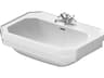 Duravit 1930 Series 28'' White High Gloss Sink with 1 faucet hole