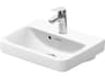Duravit Duravit No.1 18'' Ceramic White High Gloss Sink with 1 Faucet Hole