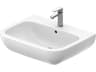 Duravit D-code 26'' White High Gloss Sink with 3 Faucet holes