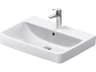 Duravit Duravit No.1 26'' Ceramic White High Gloss Wall-Mounted Sink with 1 Faucet Hole