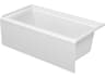 Duravit Architec 60'' White Bathtub - Right oriented drain