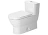 Duravit Darling 16'' Ceramic White One-Piece Floor-Mounted Toilet - HygieneGlaze