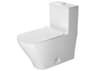 Duravit Durastyle 15'' Ceramic Single Flush White High Gloss One-Piece Toilet