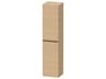 Duravit D-neo 16'' Natural Oak Matt Semi Tall Cabinet - Right-Hinged Door