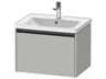 Duravit Ketho.2 item 25" Concrete Gray Matt Wall-Mounted Vanity Unit