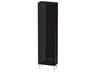 Duravit L-cube 20'' Black High Gloss Wall-Mounted Cabinet - Left-Hand Hinge