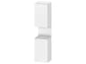 Duravit Qatego 16'' Oak White Matt Tall Cabinet - Left Side Hinge