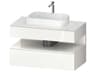 Duravit Qatego 39'' White High Gloss Wall-Mounted Vanity Unit