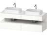 Duravit Qatego 63'' White High Gloss Wall-Mounted Vanity Unit