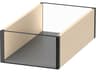 Duravit Furniture Accessories 4'' Maple Black Compartment Drawer