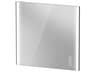 Duravit Xviu 32'' Matte Black LED Mirror with Dimmable Lighting