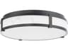 dweLED by WAC Lighting Constantine 1-Light Black LED Round Flush Mount