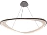dweLED by WAC Lighting Oyster 1-Light Black Chrome Pendant