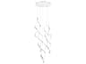dweLED by WAC Lighting Interlace 5-Light Chrome Pendant