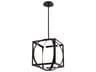 dweLED by WAC Lighting Geometrix 2-Light Black LED Geometric Mini Pendant