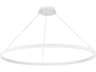 dweLED by WAC Lighting Sirius 1-Light White Round Pendant