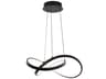 dweLED by WAC Lighting Vornado 1-Light Black LED Linear Pendant