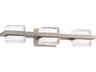 dweLED by WAC Lighting Interlok 3-Light Brushed Nickel Vanity Light