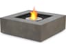 EcoSmart Fire Base Square Outdoor Fire Pit Table with Ethanol Burner