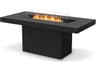 EcoSmart Fire Gin Rectangular Outdoor Fire Pit Table with Propane/Natural Gas