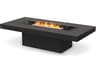 EcoSmart Fire Gin Rectangular Outdoor Fire Pit Table with Propane/Natural Gas