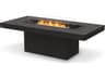 EcoSmart Fire Gin Rectangular Outdoor Fire Pit Table with Propane/Natural Gas