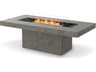 EcoSmart Fire Gin Rectangular Outdoor Fire Pit Table with Bioethanol