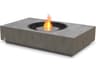 EcoSmart Fire Martini Rectangular Outdoor Fire Pit Table with Ethanol Burner