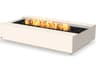 EcoSmart Fire Cosmo Rectangular Outdoor Patio Fire Pit Table with Gas LP/NG Stainless Steel